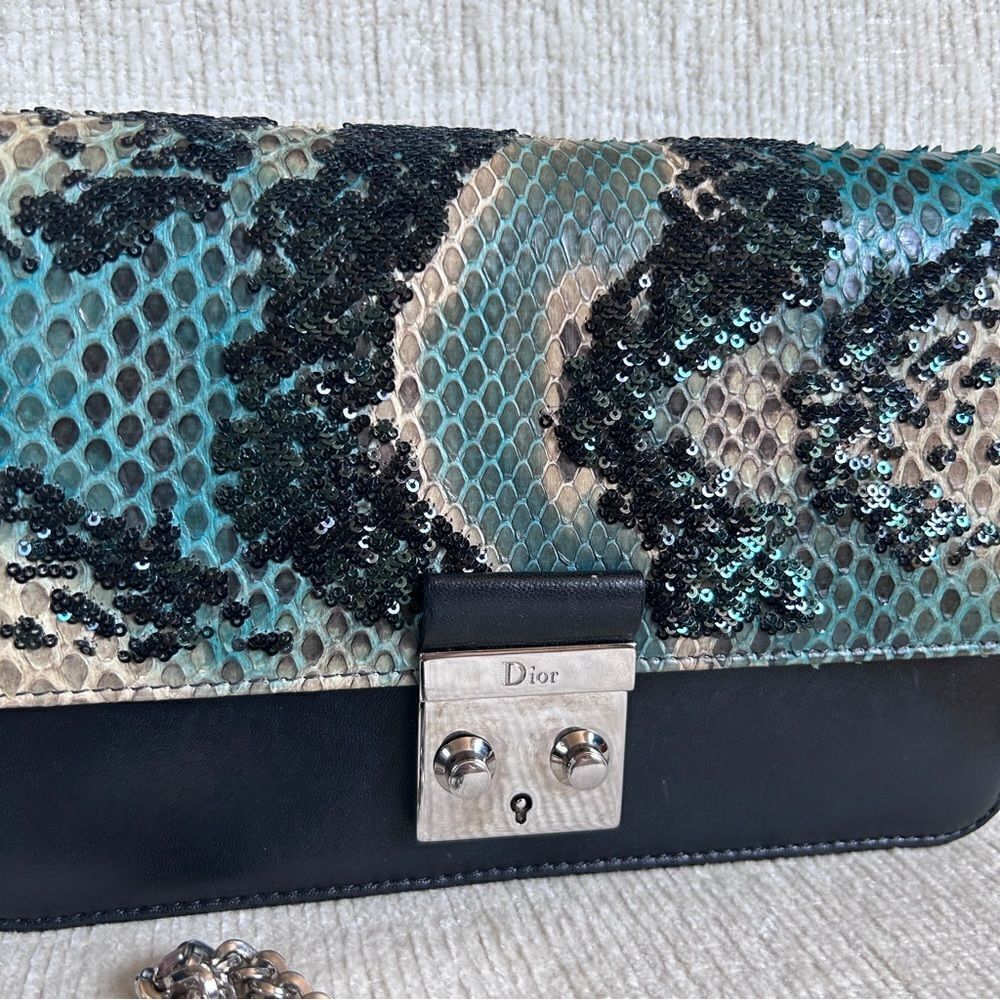 Dior Snakeskin Sequin Crossbody - Picture 4 of 7